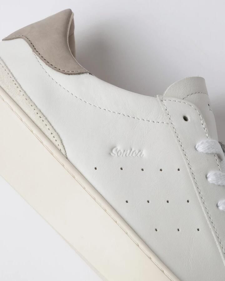 D.A.T.E. Witte Leren Lage Sneakers - Foto 3