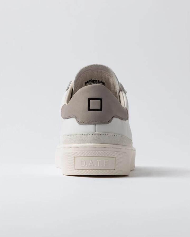 D.A.T.E. Witte Leren Lage Sneakers - Foto 4