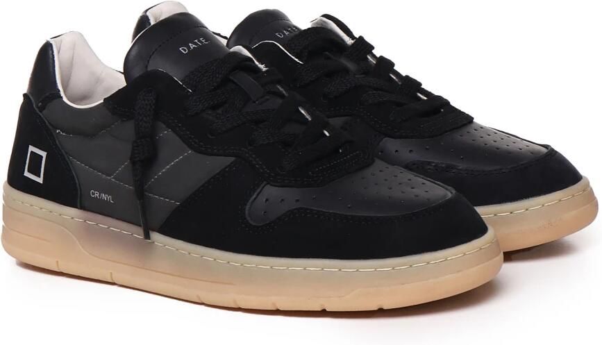 D.a.t.e. Zwarte Sneakers voor Mannen Black Heren