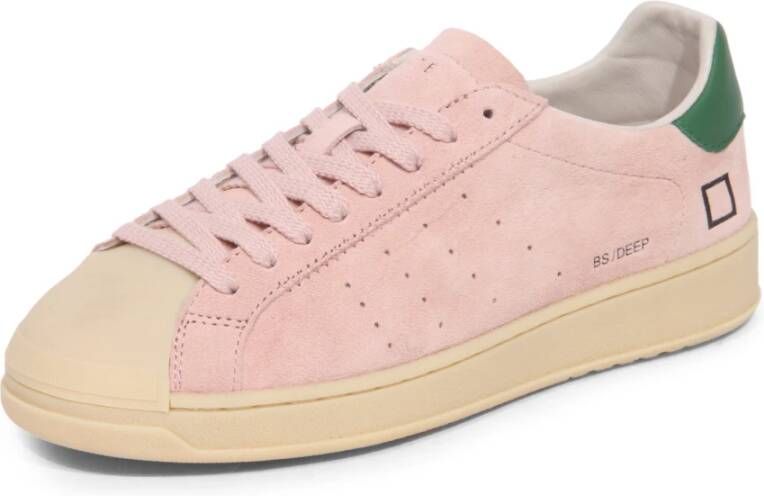 D.a.t.e. Roze Suède Sneaker voor Dames Pink Dames