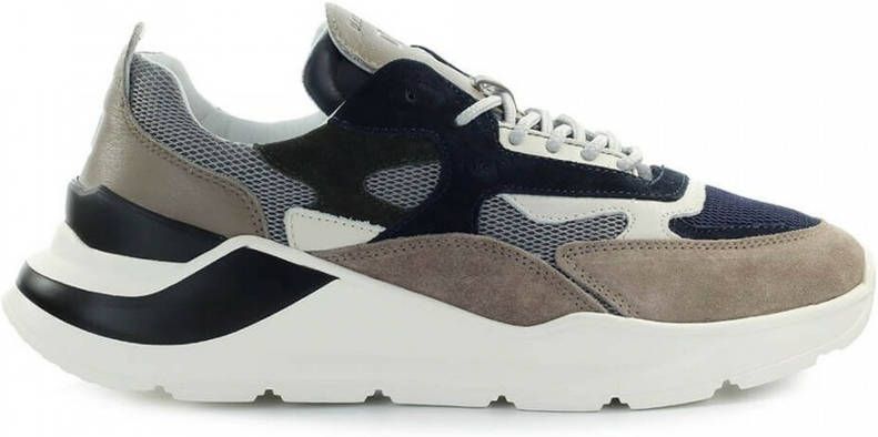 D.a.t.e Blauwe Lage Sneakers Fuga Heren - Foto 3