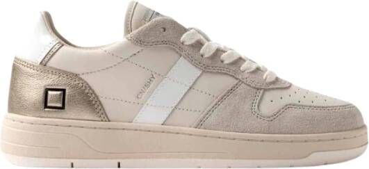D.a.t.e. Lage sneakers in ivoor en beige Multicolor Dames