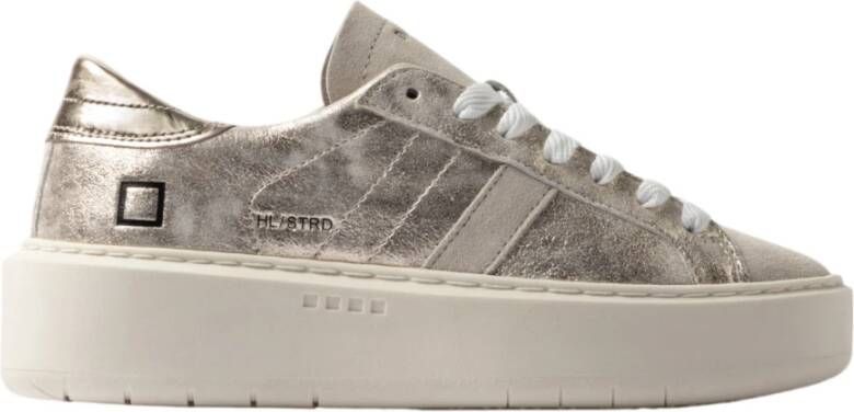 D.a.t.e. Golden Stardust Platform Sneakers