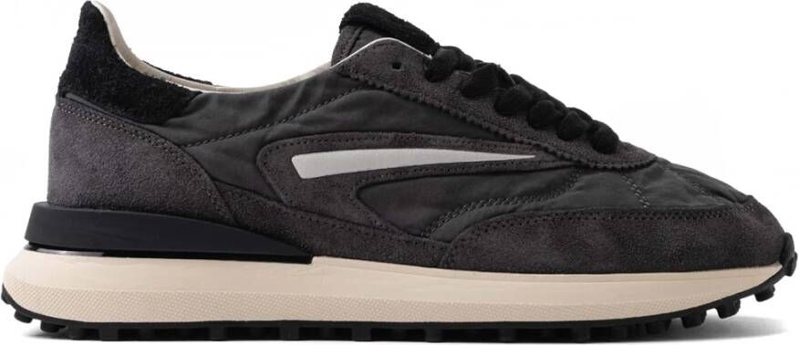 D.a.t.e. Grijze Lage Sneakers Nylon Suède - Foto 2