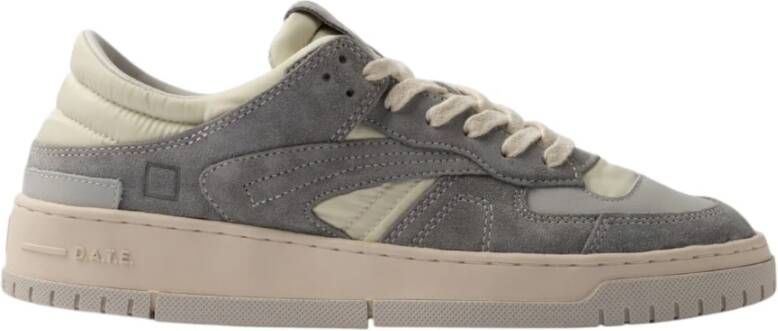 D.a.t.e. Grijze Sneakers voor een Stijlvolle Look
