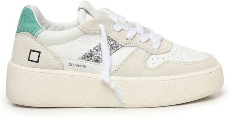 D.a.t.e. Groene Court Platform Sneakers