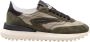 D.a.t.e. Groene Nylon en Suède Hardloopsneakers - Thumbnail 1