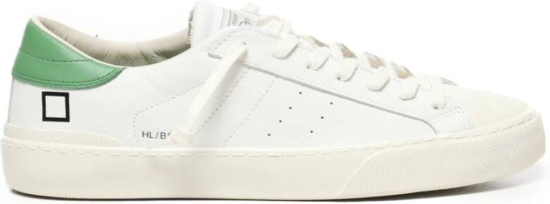 D.a.t.e. Groene Sneakers met Witte Details