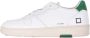 D.a.t.e. Witte sneakers met geperforeerde neus en geëmbosseerd logo White Heren - Thumbnail 5