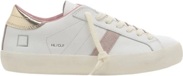 D.a.t.e. Leren sneakers voor stijlvolle looks White Dames