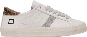 D.a.t.e. Hill Low Vintage Calf Sneakers Wit Dames