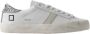 D.a.t.e. Hill Low White Silver Sneakers - Thumbnail 1