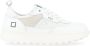 D.a.t.e. Hybride Technische Stof en Leren Sneaker White Dames - Thumbnail 1
