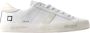 D.a.t.e. Ivory Suède Sneakers met Leren Details - Thumbnail 1