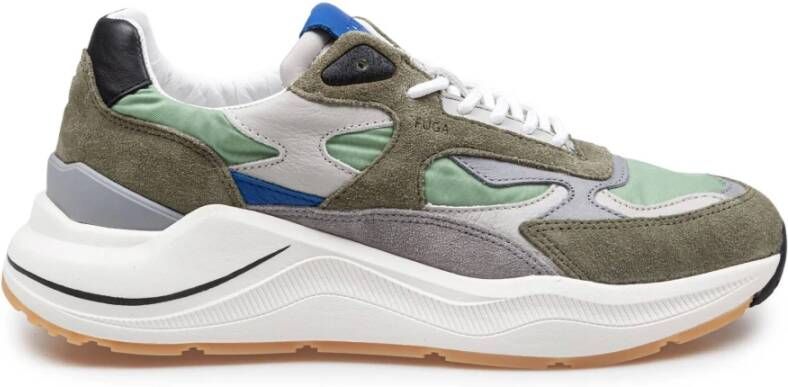 D.a.t.e. Kleurrijke Sneakers van Suède en Stof