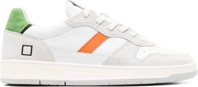 D.a.t.e. Lace-Up Sneakers met Logo Patch