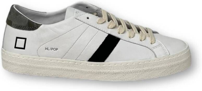 D.a.t.e. Lage Pop Hill Sneakers Wit Heren