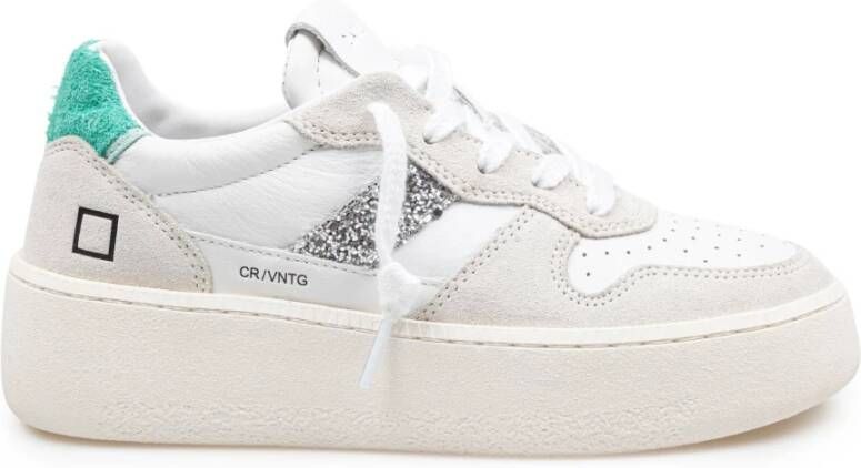 D.a.t.e. Groene Court Platform Sneakers