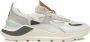 D.a.t.e. Leren Sneaker met Mesh Patroon - Thumbnail 1