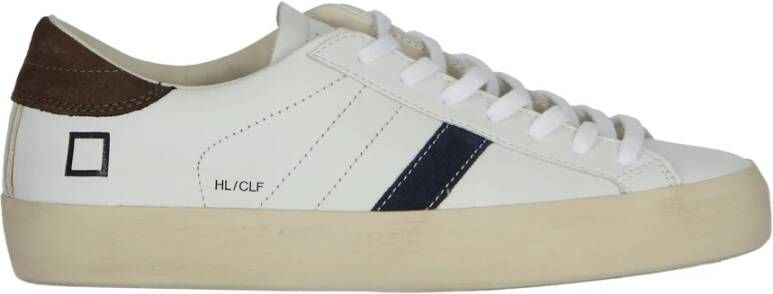 D.a.t.e. Leren Sneakers met Katoenen Voering