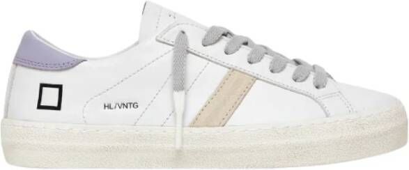 D.a.t.e. Leren sneakers met ronde neus Multicolor Dames