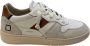 D.a.t.e. Leren Sneakers met Zijlogo Band White Heren - Thumbnail 1