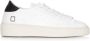 D.a.t.e. Witte leren sneakers met geperforeerde details White Heren - Thumbnail 10