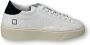 D.a.t.e. Witte Lage Sneakers van Leer met Geëmbosseerde Details White Heren - Thumbnail 4