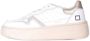D.a.t.e. Witte Leren Sneakers met Ventilatiegaten en Luxe Gouden Hiel White Dames - Thumbnail 5