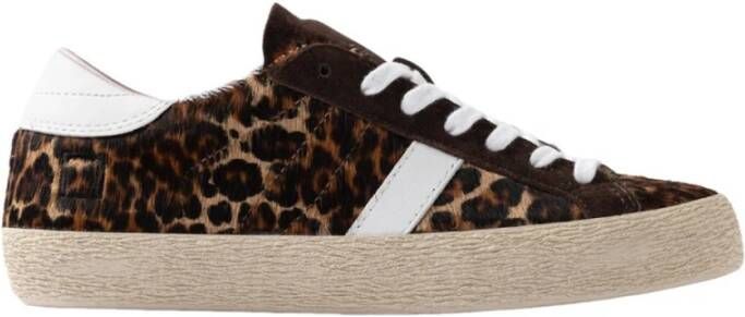 D.a.t.e. Luipaardprint Lage Sneakers