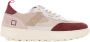 D.a.t.e. Nylon High-Top Sneaker met Leren en Suède Details Brown Dames - Thumbnail 1
