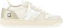 D.a.t.e. Shiny White Platinum Court Sneakers - Thumbnail 1