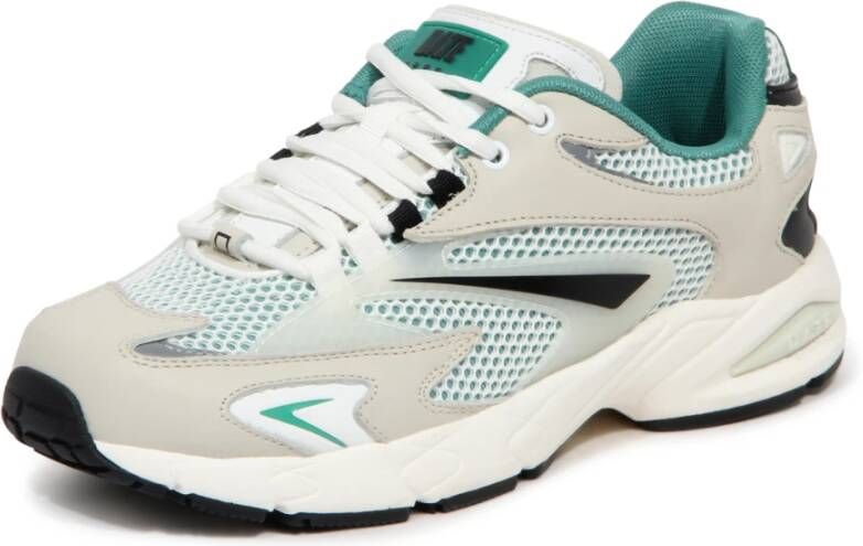 D.a.t.e. Sn23 Mesh Schoenen Wit-Groen