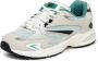 D.a.t.e. Sn23 Mesh Schoenen Wit-Groen - Thumbnail 7