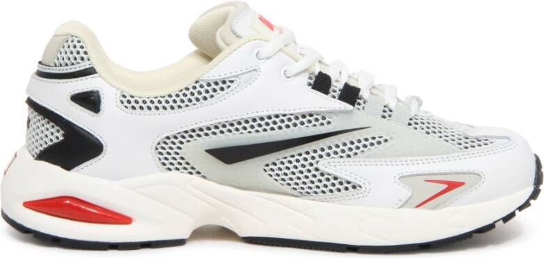 D.a.t.e. Sn23 Mesh Schoenen Wit-Zwart