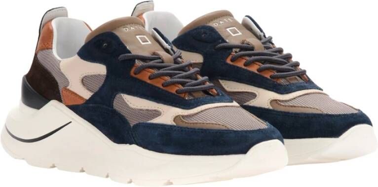 D.a.t.e. Sneakers Blauw Heren