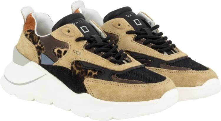 D.a.t.e. Sneakers Bruin Dames