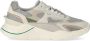 D.a.t.e. Beige Sneakers met Groene Leren Details Beige Heren - Thumbnail 1