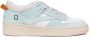 D.a.t.e. Wit-Turquoise Leren Sneakers Multicolor Dames - Thumbnail 4