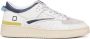 D.a.t.e. Leren Wit Blauwe Sneakers Multicolor Heren - Thumbnail 12