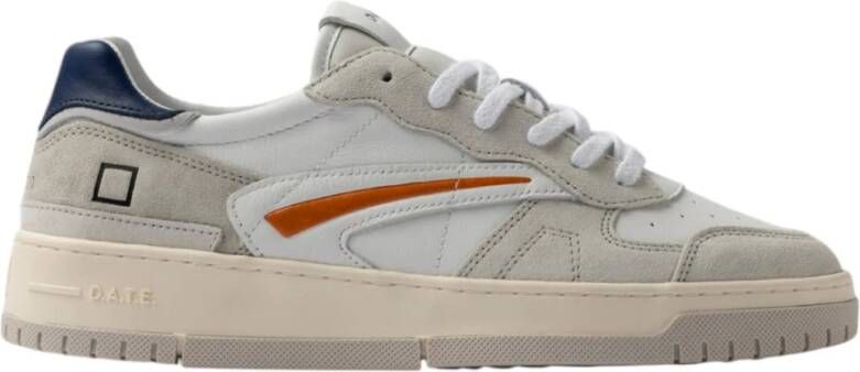 D.A.T.E Lage Sneakers Heren Torneo Maat: 41 Materiaal: Leer Kleur: Wit - Foto 2