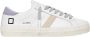 D.a.t.e. Vintage Hill Low Wit Paarse Sneakers White Dames - Thumbnail 10