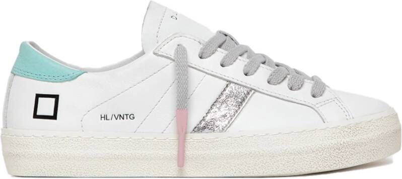 D.a.t.e. Vintage Hill Low Witte Tiffany Sneakers White Dames