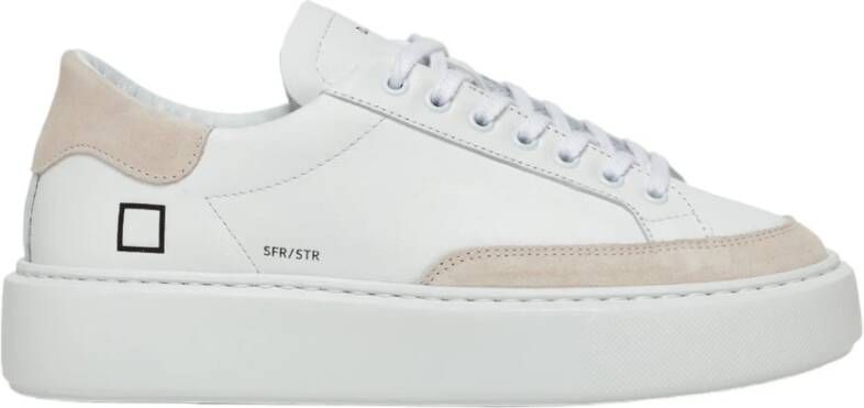 D.a.t.e. Beige Sneakers met Streep Detail - Foto 2