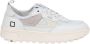 D.a.t.e. Witte Leren Sneakers met Grijze Details White Dames - Thumbnail 19