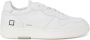 D.a.t.e. Witte leren sneakers met geperforeerde details White Heren - Thumbnail 2