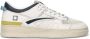 D.a.t.e. Leren Wit Blauwe Sneakers Multicolor Heren - Thumbnail 6