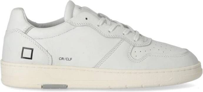 D.A.T.E. Wit Court Calf Sneakers