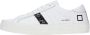 D.a.t.e. Grijze Suède Sneaker met Platinakleurige Gelamineerde Zijkant White Dames - Thumbnail 4