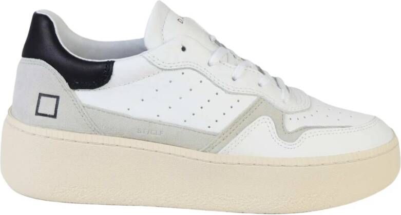 D.a.t.e. Sneaker Step Bianca E Nera White Dames